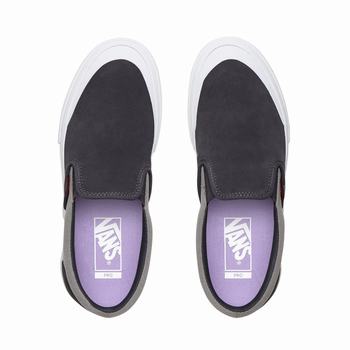 Panske Slip On Tenisky Vans Pro Tmavo Siva VA20RUQIM